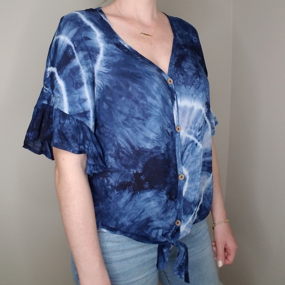 Lena-Tie Dye top - Picture 4 of 7